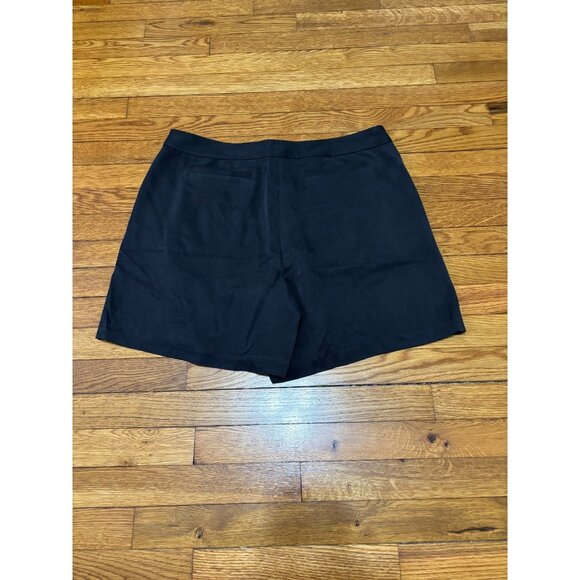 Tommy Bahama Womens Bermuda Shorts Plus Sz 16 Black Silk Cotton High Rise NWT - Picture 5 of 5